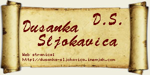 Dušanka Šljokavica vizit kartica